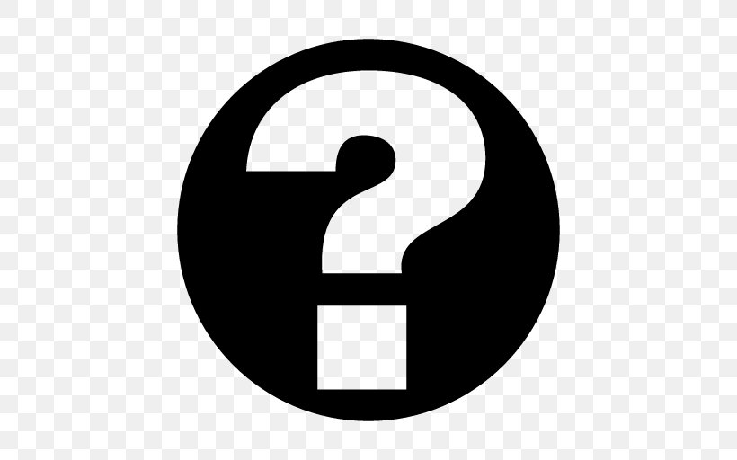 Question Mark Clip Art, PNG, 512x512px, Question Mark, Black And White, Information, Logo, Question Download Free