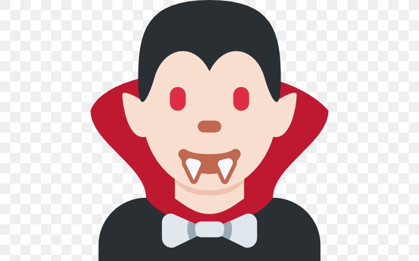 Emojipedia Vampire Zero-width Joiner, PNG, 512x512px, Watercolor, Cartoon, Flower, Frame, Heart Download Free