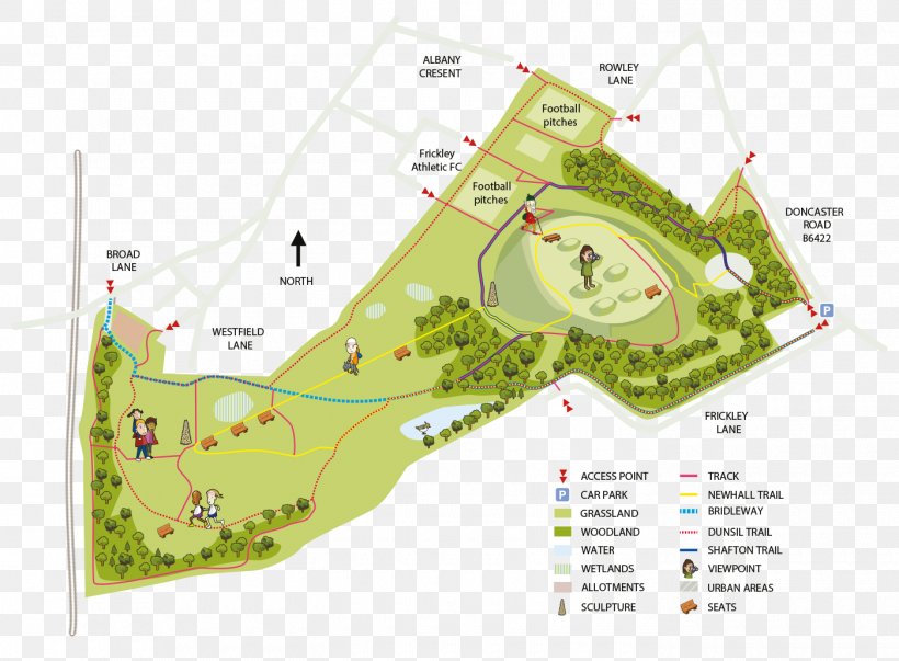 Frickley Country Park Frickley Lane Map, PNG, 1400x1030px, Park, Area, Country, Country Park, Elevation Download Free