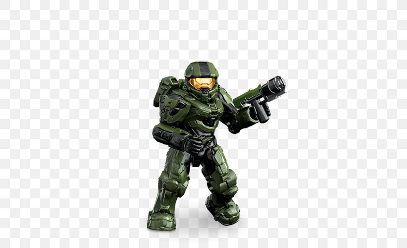 Halo: The Master Chief Collection Halo 4 Mega Brands 343 Industries, PNG, 500x500px, 343 Industries, Halo The Master Chief Collection, Action Figure, Action Toy Figures, Army Men Download Free