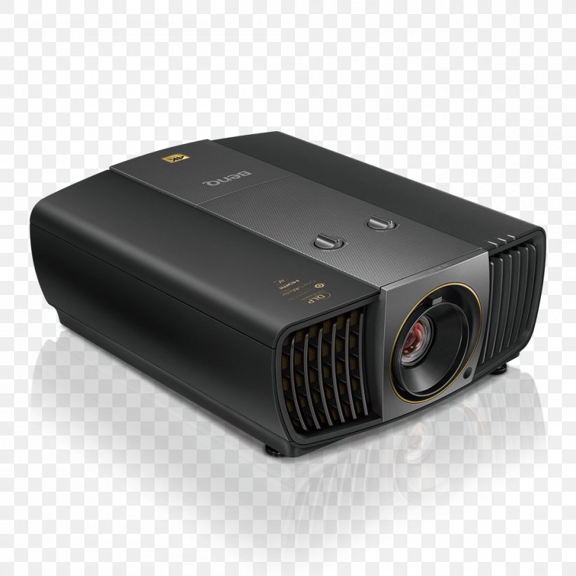 Multimedia Projectors Digital Light Processing Home Theater Systems BenQ, PNG, 1000x1000px, 4k Resolution, Multimedia Projectors, Benq, Cinema, Digital Cinema Download Free