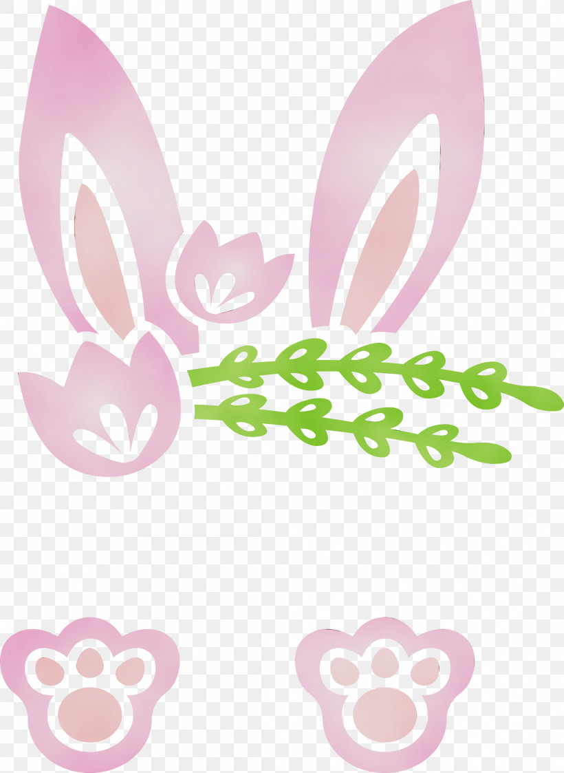 Pink Logo Heart, PNG, 2189x3000px, Easter Bunny, Cute Rabbit, Easter Day, Heart, Logo Download Free