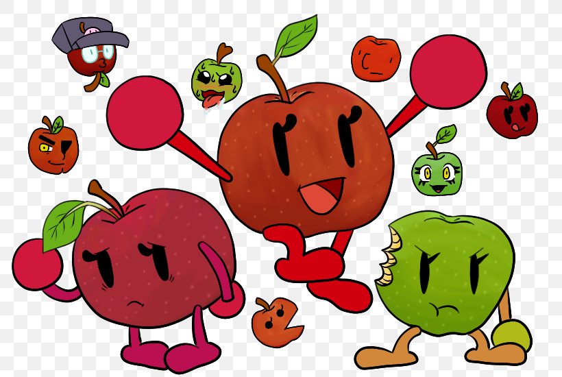 Clip Art Illustration Cartoon Vegetable Fruit, PNG, 800x550px, Cartoon, Apple, Art, Flower, Food Download Free