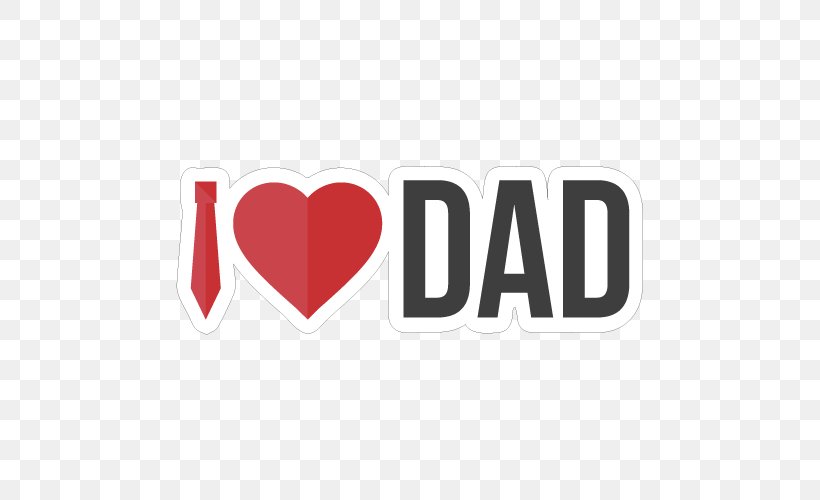 Father's Day Love Mother Sticker, PNG, 500x500px, Father, Brand, Cadillacs, Heart, Logo Download Free