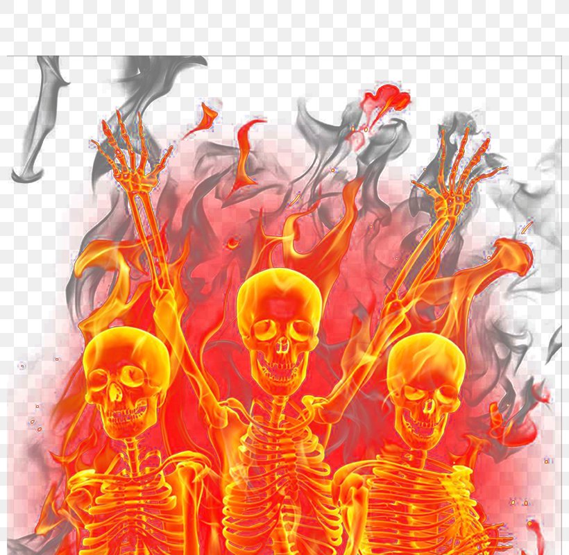Flame Fire Skeleton Combustion, PNG, 800x800px, Flame, Art, Combustion, Designer, Fire Download Free