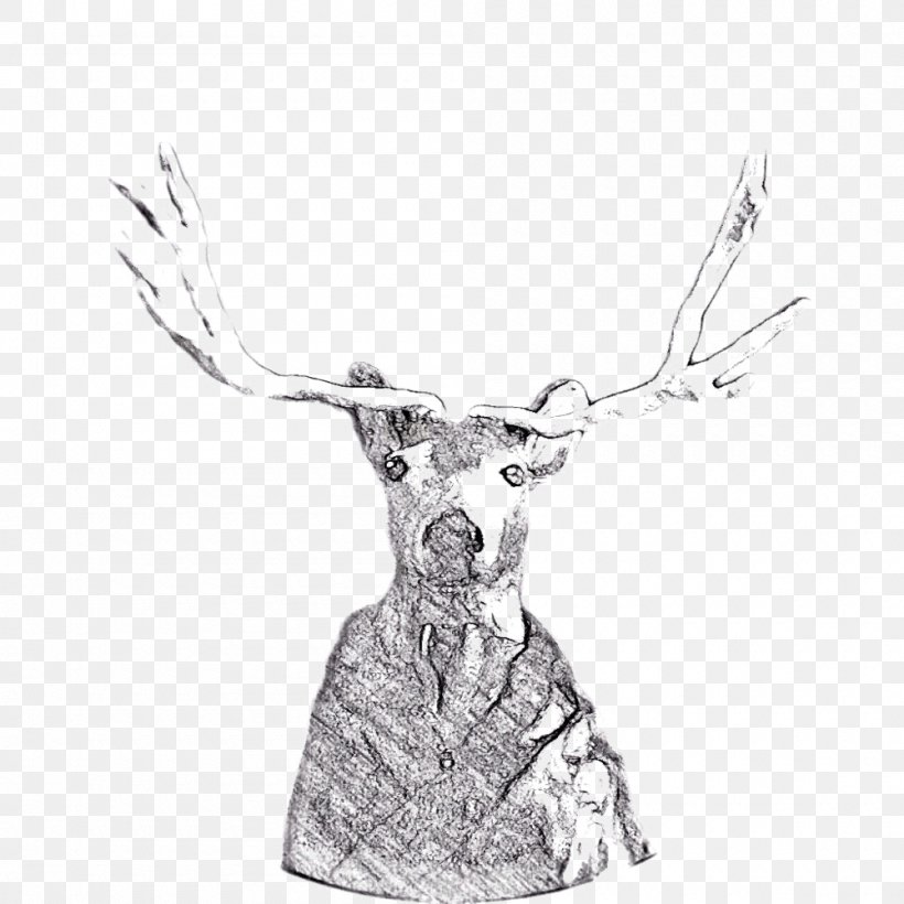 Reindeer Wanderlust Antler Hiking Mecca Hills, PNG, 1000x1000px, Reindeer, Antler, Black And White, Book, Campsite Download Free