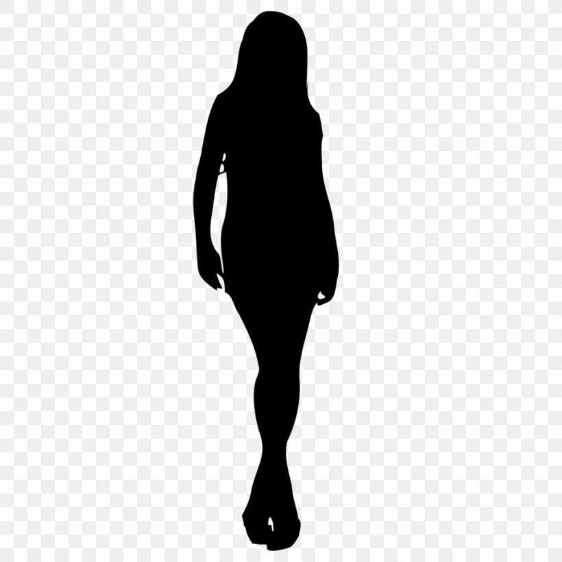 Silhouette Vector Graphics Clip Art Woman Drawing, PNG, 958x958px, Silhouette, Art, Black Hair, Blackandwhite, Drawing Download Free