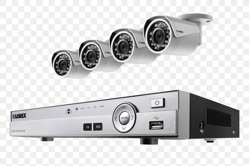 Digital Video Recorders Wireless Security Camera Closed-circuit Television High-definition Television 1080p, PNG, 1200x800px, Digital Video Recorders, Analog High Definition, Analog Signal, Camera, Closedcircuit Television Download Free