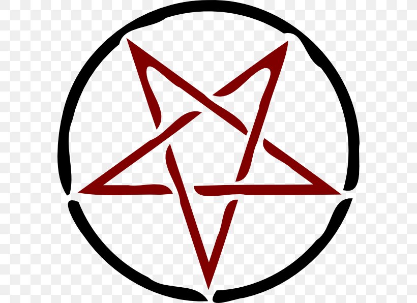 Pentagram Pentacle Wicca Clip Art, PNG, 594x596px, Pentagram, Area, Baphomet, Black And White, Drawing Download Free