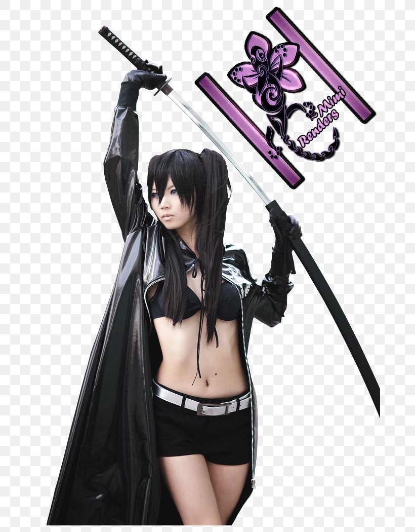 Cosplay Steampunk Costume Black Rock Shooter Game, PNG, 699x1050px, Watercolor, Cartoon, Flower, Frame, Heart Download Free