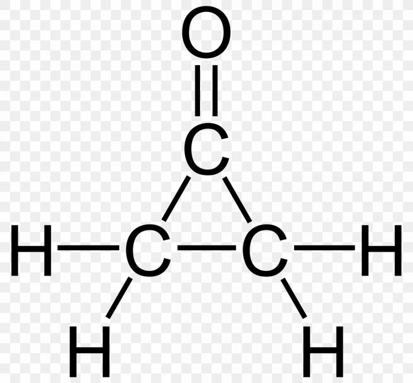 Cyclopropanone Structural Formula Cyclopropane Cyclopropanol Chemical Formula, PNG, 1200x1111px, Structural Formula, Acetone, Area, Black And White, Carbonyl Group Download Free