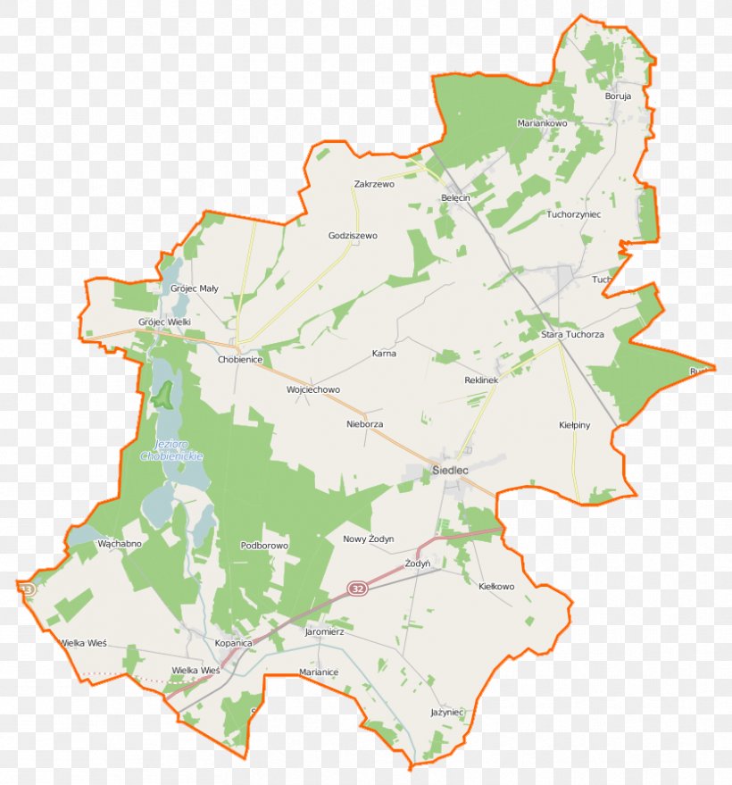 Kopanica, Greater Poland Voivodeship Gmina Wolsztyn Chobienice Tuchorza Belęcin, PNG, 834x895px, Map, Area, Border, Ecoregion, Greater Poland Voivodeship Download Free