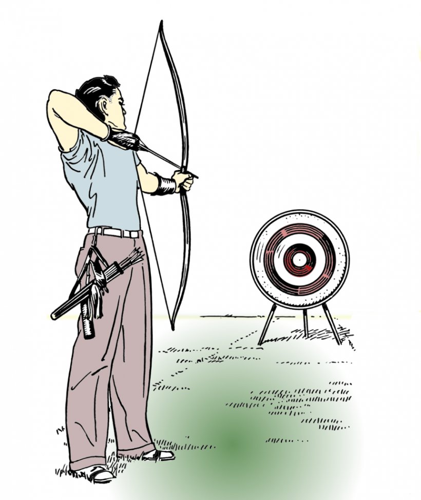Archery Bow And Arrow Drawing Bowhunting, PNG, 862x1024px, Archery, Arm, Art, Bow And Arrow, Bowhunting Download Free