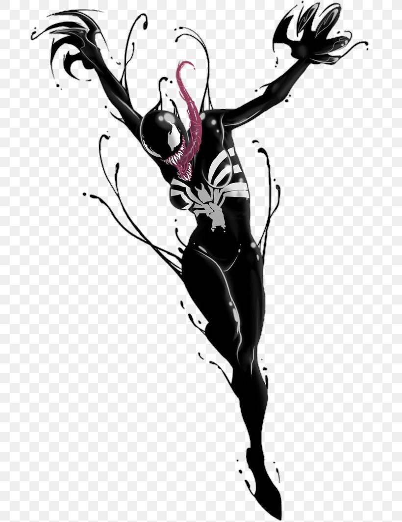 Venom Spider-Man Gwen Stacy Ann Weying Comics, PNG, 752x1063px, Venom, Ann Weying, Antivenom, Art, Black And White Download Free