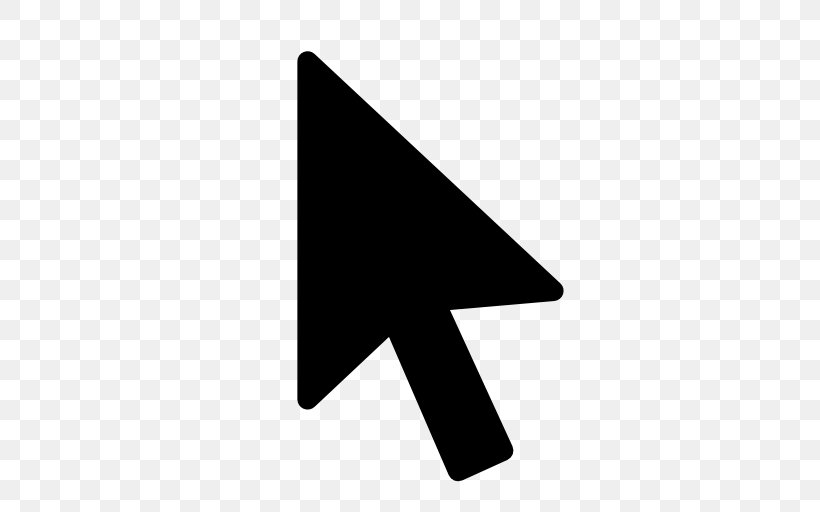 Computer Mouse Pointer Cursor, PNG, 512x512px, Computer Mouse, Black, Black And White, Computer, Cursor Download Free