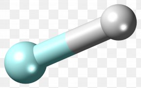 Helium - Helium Hydride Ion Ball-and-stick Model Molecule PNG