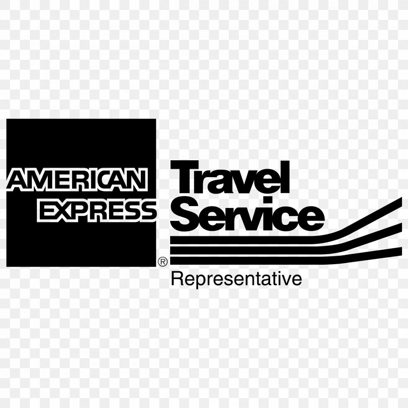 Logo American Express Brand Service Travel, PNG, 2400x2400px, Logo, American Express, Area, Black, Black And White Download Free