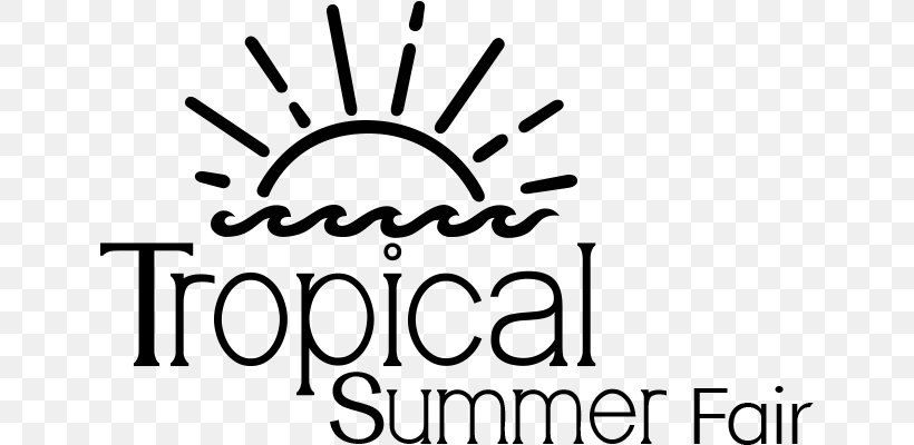 Logo Tropical Summer 2017 Second Life Brand Font, PNG, 640x400px, Logo, Area, Black And White, Brand, Happiness Download Free