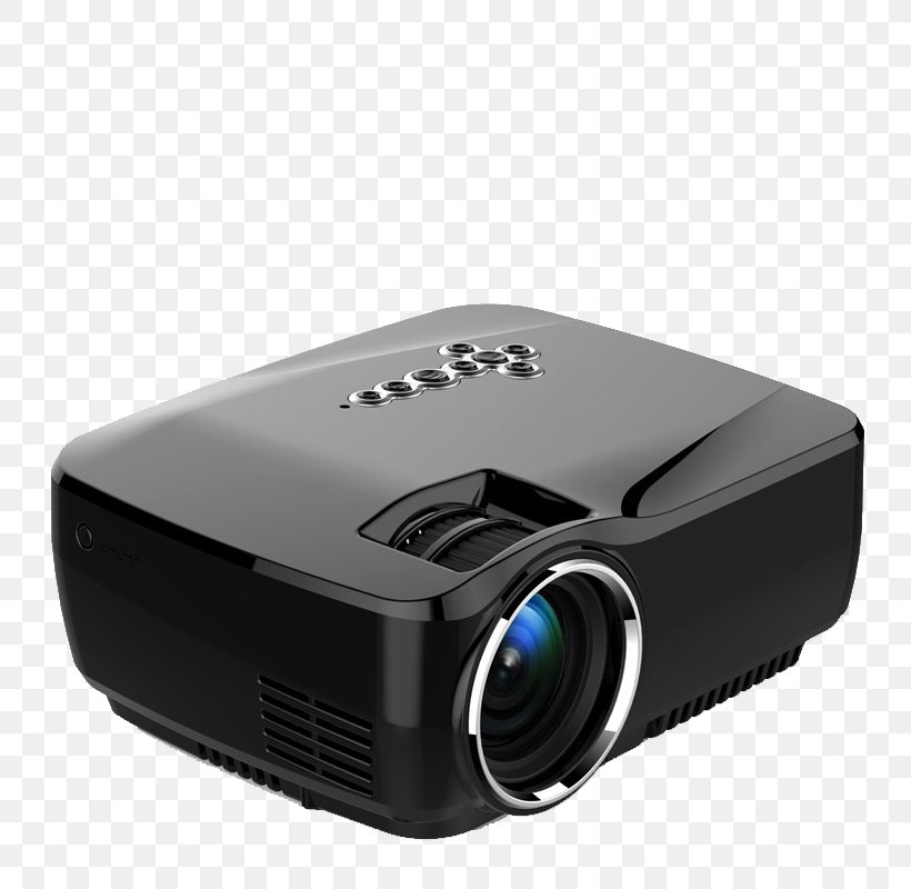 Video Projector Handheld Projector Android LCD Projector, PNG, 800x800px, Projector, Android, Android Kitkat, Bluetooth, Digital Light Processing Download Free