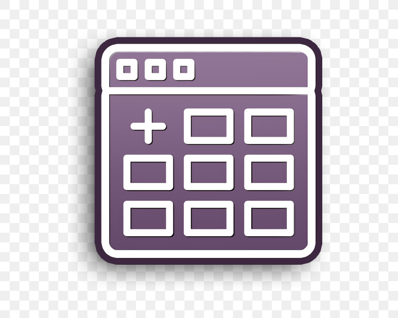 Add Icon User Interface Vol 3 Icon, PNG, 656x656px, Add Icon, Calculator, Line, Office Equipment, Purple Download Free