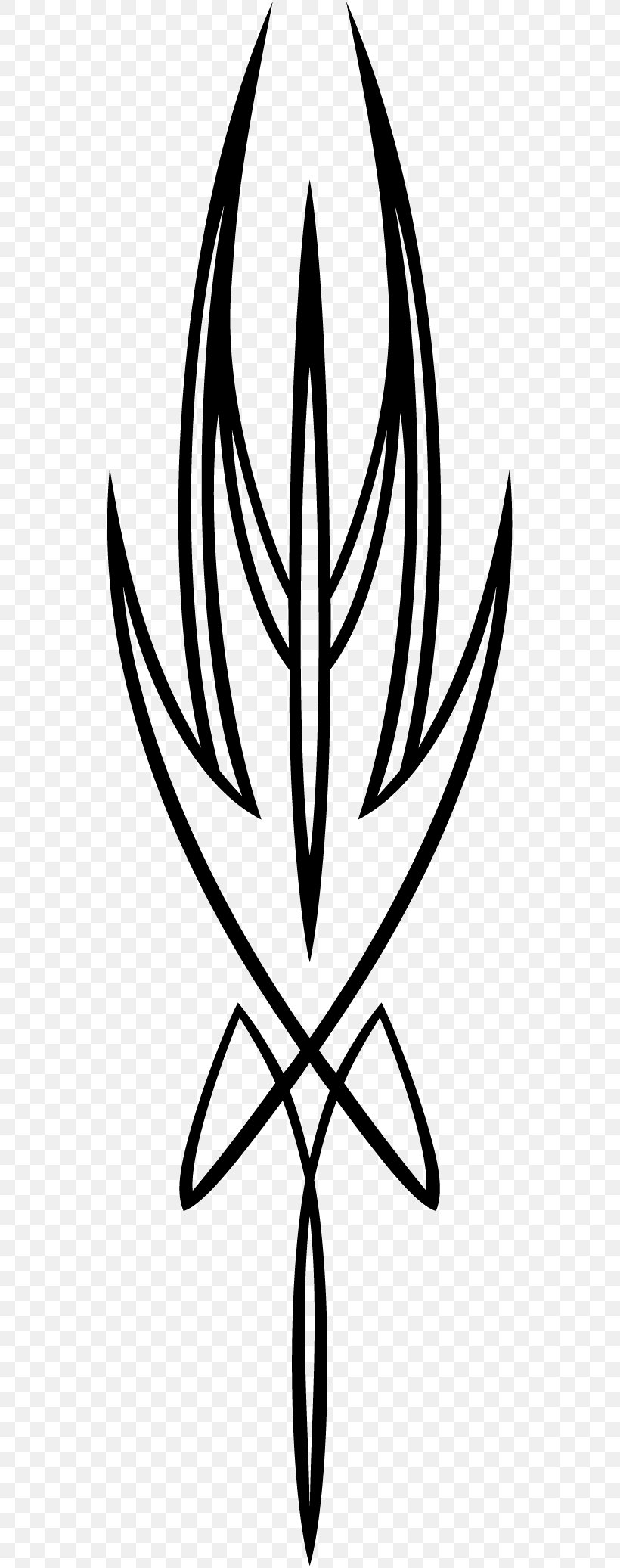 Clip Art Leaf Line Symmetry Flower, PNG, 600x2073px, Leaf, Artwork, Black And White, Design M, Design M Group Download Free
