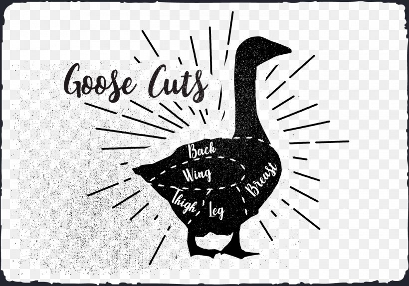 Duck Goose Water Bird Drawing, PNG, 1400x980px, Duck, Anatidae, Bird, Black And White, Brand Download Free