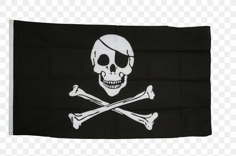 Jolly Roger Flag Skull And Crossbones Piracy Eyepatch, PNG, 1500x998px, Jolly Roger, Bandana, Banner, Black, Bone Download Free