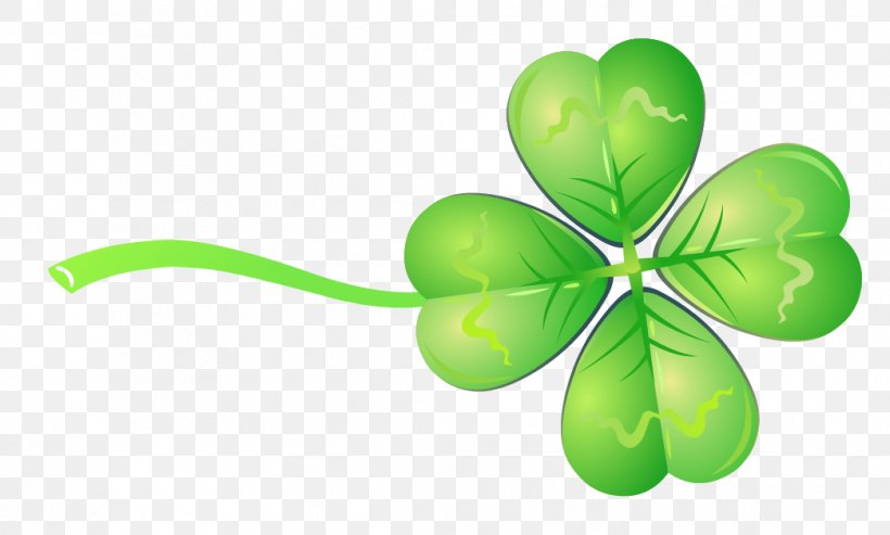 Four-leaf Clover Drawing, PNG, 1044x628px, Fourleaf Clover, Animation, Cartoon, Clover, Drawing Download Free