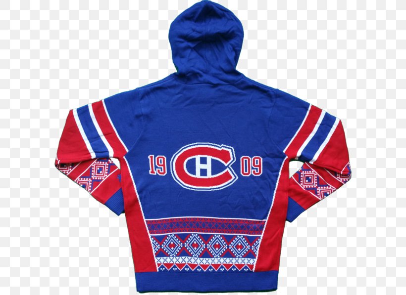 Hoodie T-shirt Sports Fan Jersey Montreal Canadiens Bluza, PNG, 600x597px, Hoodie, Blue, Bluza, Cobalt Blue, Electric Blue Download Free