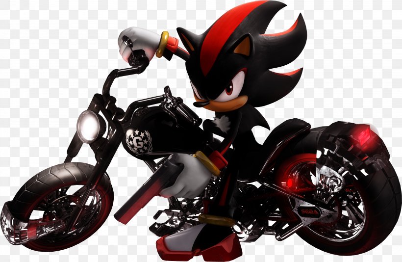 Shadow The Hedgehog Sonic The Hedgehog Sonic Heroes Sonic Adventure 2, PNG, 3277x2135px, Shadow The Hedgehog, Hedgehog, Motor Vehicle, Motorcycle, Motorcycle Accessories Download Free