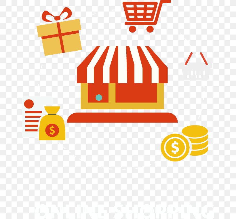 Retail Merchandising Online Shopping E-commerce Icon, PNG, 668x761px, Retail, Area, Brand, Business, Business Process Download Free