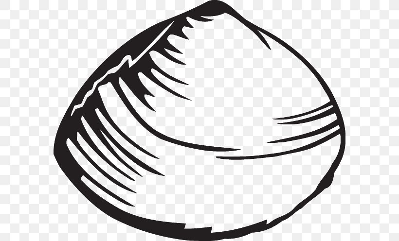Clam Clip Art Illustration Vector Graphics Image, PNG, 600x496px, Clam, Artwork, Black And White, Drawing, Head Download Free