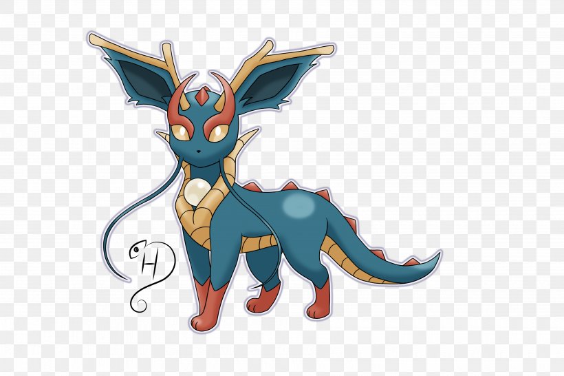 Dragon Pokémon Sun And Moon Evolutionary Line Of Eevee, PNG, 3600x2400px, Dragon, Animal Figure, Art, Carnivoran, Cartoon Download Free