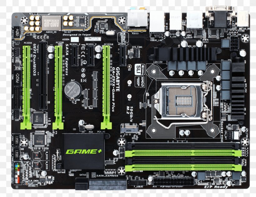 Intel Motherboard Gigabyte Technology LGA 1150 Video Game, PNG, 1000x771px, Intel, Atx, Computer, Computer Component, Computer Hardware Download Free
