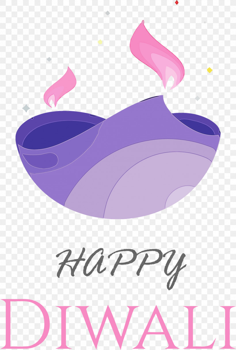 Lavender, PNG, 2028x3000px, Happy Diwali, Lavender, Logo, Paint, Text Download Free