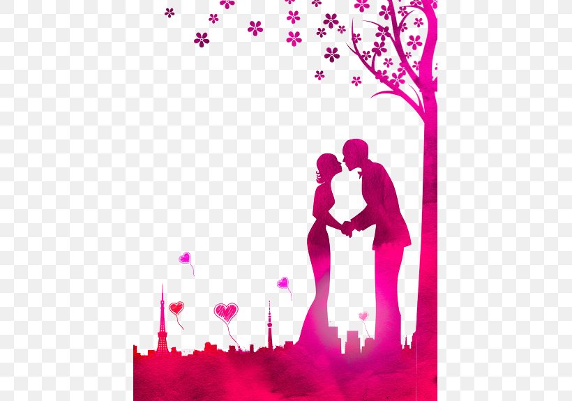 Love Kiss Illustration, PNG, 438x575px, Watercolor, Cartoon, Flower, Frame, Heart Download Free