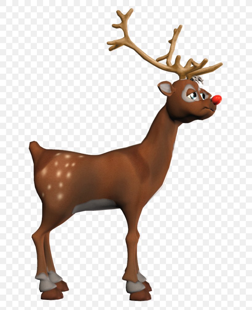Reindeer Rudolph Christmas Clip Art, PNG, 712x1010px, Reindeer, Antler, Christmas, Christmas Elf, Christmas Ornament Download Free