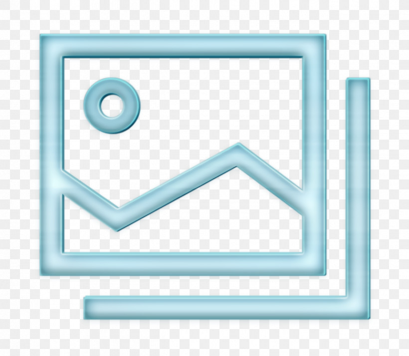 Simple Lines Icon Gallery Icon Photo Icon, PNG, 1272x1108px, Gallery Icon, Aqua M, Diagram, Geometry, Line Download Free