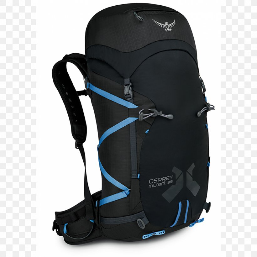 Backpacking Osprey Mountaineering Hiking, PNG, 1400x1400px, Backpack, Alpine Climbing, Backpacking, Bag, Black Download Free