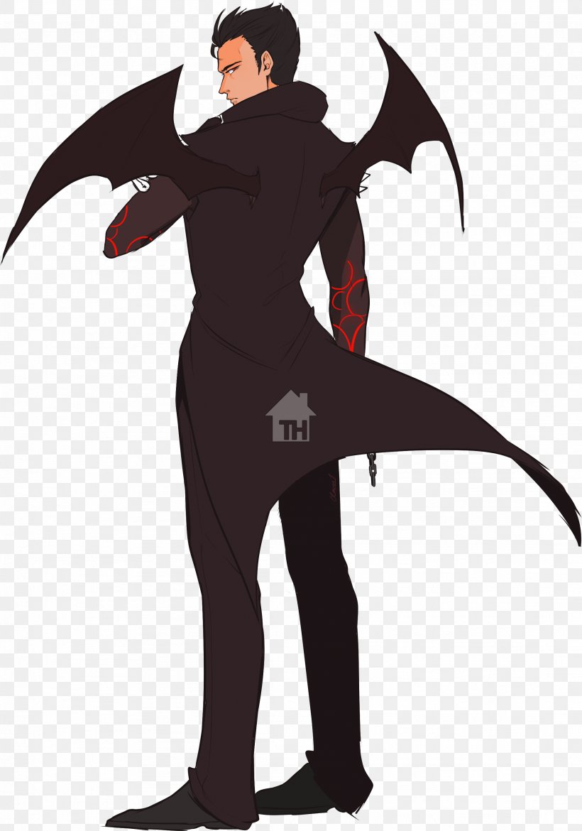 Demon Costume Mammal Silhouette Clip Art, PNG, 2186x3121px, Demon, Costume, Fictional Character, Joint, Legendary Creature Download Free