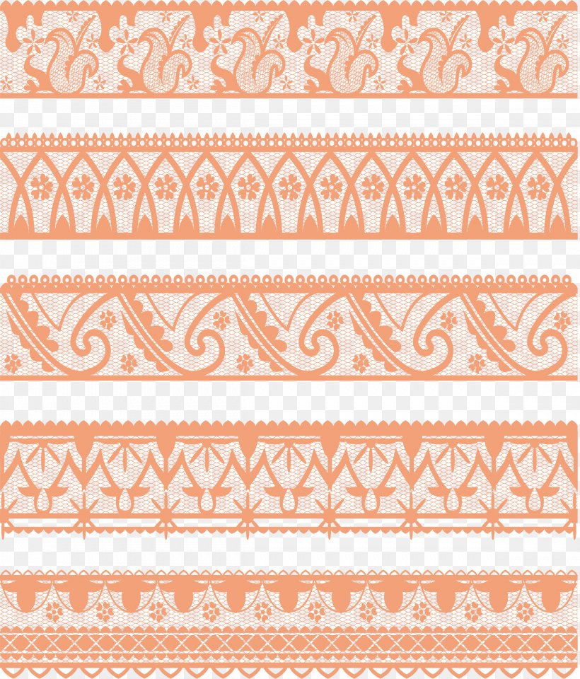 Lace Motif, PNG, 2419x2833px, Lace, Area, Motif, Orange, Point Download Free