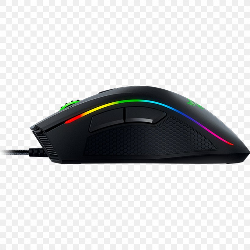 Razer Mamba Tournament Edition Computer Mouse Razer Inc. 5G Razer Mamba Wireless, PNG, 1000x1000px, Razer Mamba Tournament Edition, Color, Colorfulness, Computer Accessory, Computer Component Download Free