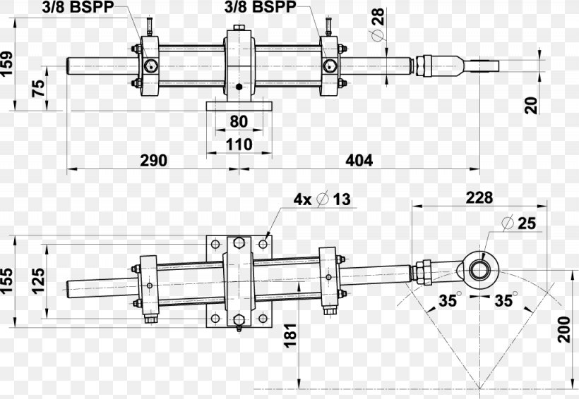 Hydraulic Cylinder Hydraulics Engineering Pneumatic Cylinder, PNG, 1025x708px, Hydraulic Cylinder, Auto Part, Automatic Transmission, Black And White, Cylinder Download Free