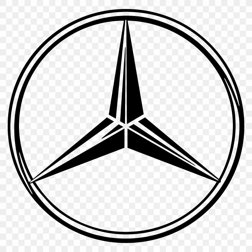 Mercedes-Benz A-Class Car Mercedes-Benz Sprinter Mercedes-Benz SLS AMG, PNG, 2400x2400px, Mercedes, Area, Black And White, Car, Decal Download Free