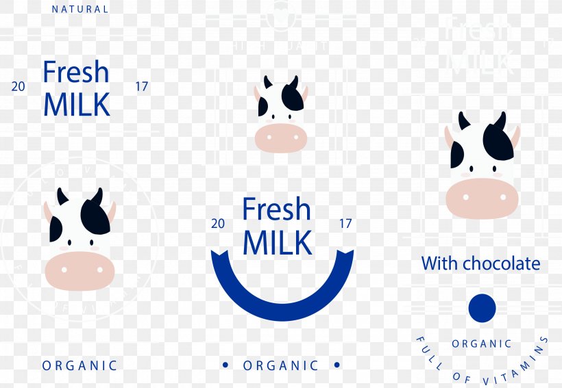 Dairy Cattle Milk Banner Publicity, PNG, 2760x1910px, Cattle, Advertising, Banner, Blue, Brand Download Free