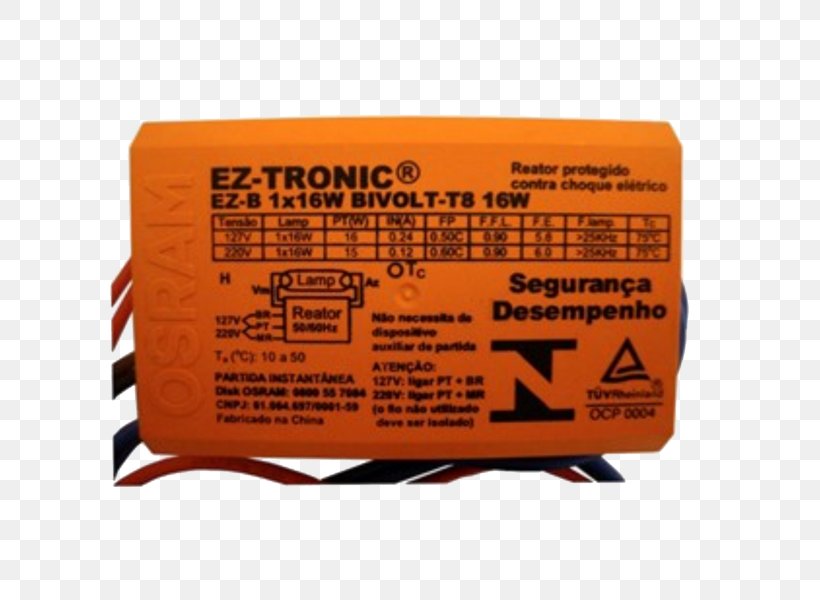 Electronics Electrical Ballast Eletro Suli Product Osram, PNG, 600x600px, Electronics, Electrical Ballast, Lavras, Orange, Osram Download Free