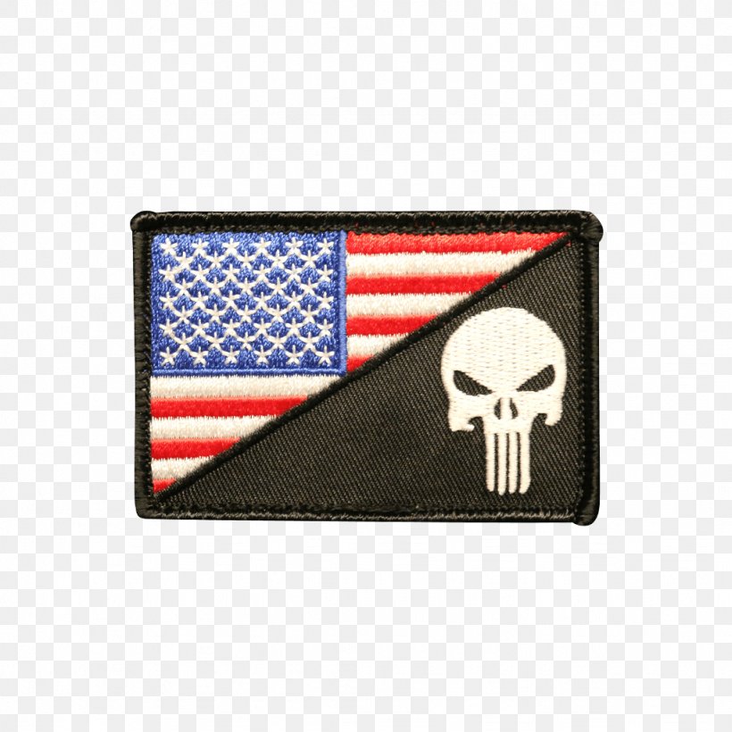 Flag Of The United States Embroidered Patch Flag Patch Punisher, PNG, 1024x1024px, 3 Percenters, United States, Emblem, Embroidered Patch, Flag Download Free