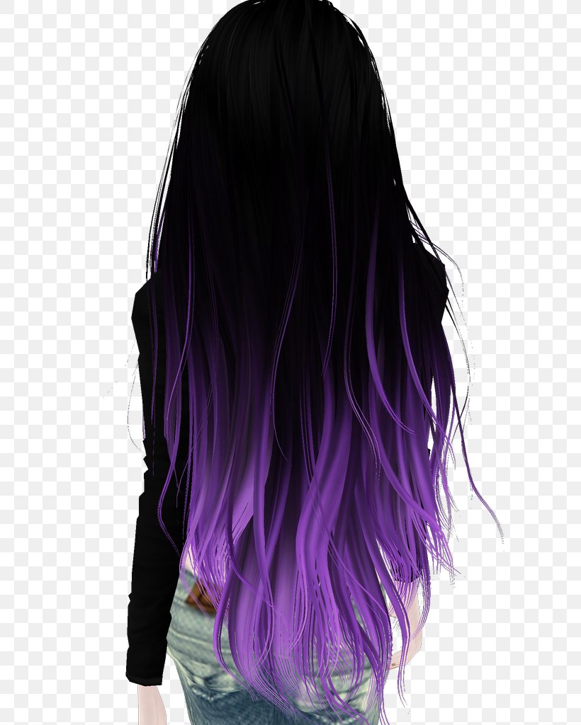 Black Hair Hair Coloring Purple Brown Hair, PNG, 743x1024px, Black Hair, Black, Brown, Brown Hair, Hair Download Free