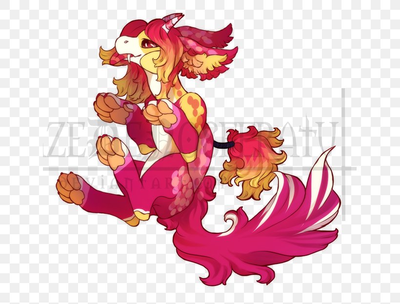 Illustration Clip Art Magenta Legendary Creature, PNG, 643x623px, Magenta, Cartoon, Fictional Character, Legendary Creature, Mermaid Download Free