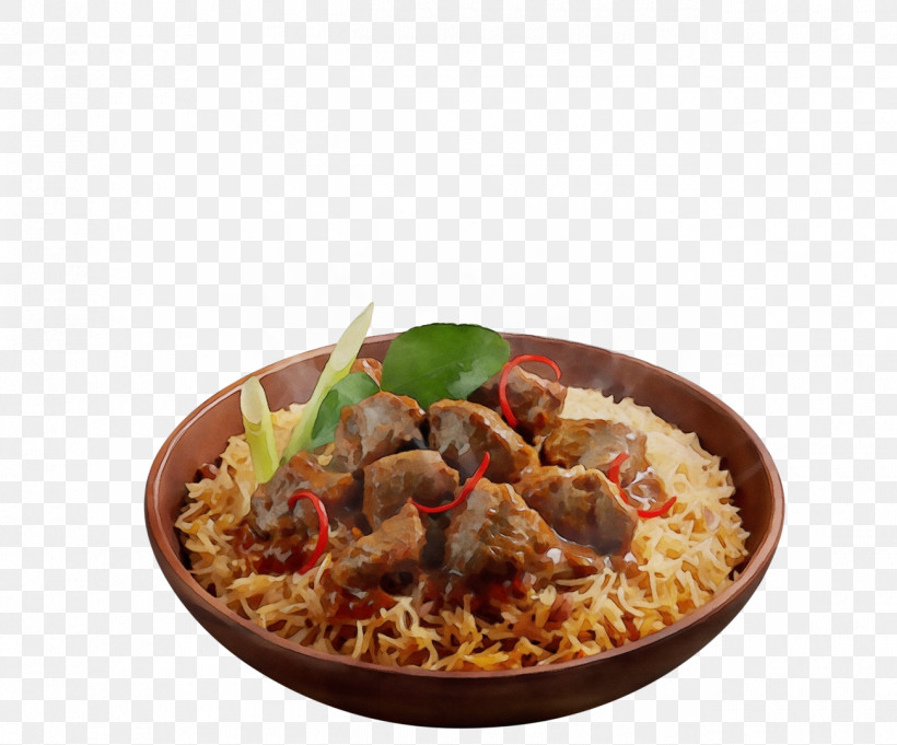 Biryani Pilaf Middle Eastern Cuisine Majboos Gosht, PNG, 1300x1080px, Watercolor, Basmati, Biryani, Chinese Cuisine, Gosht Download Free